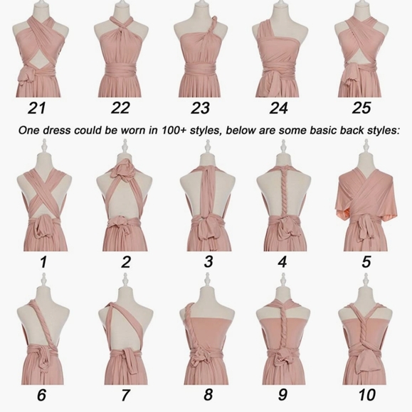 NWT Infinity Dress Taupe Tan XL (fits size 14-22) - Picture 3 of 4